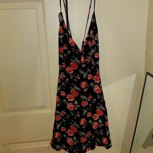 Flower print dress
